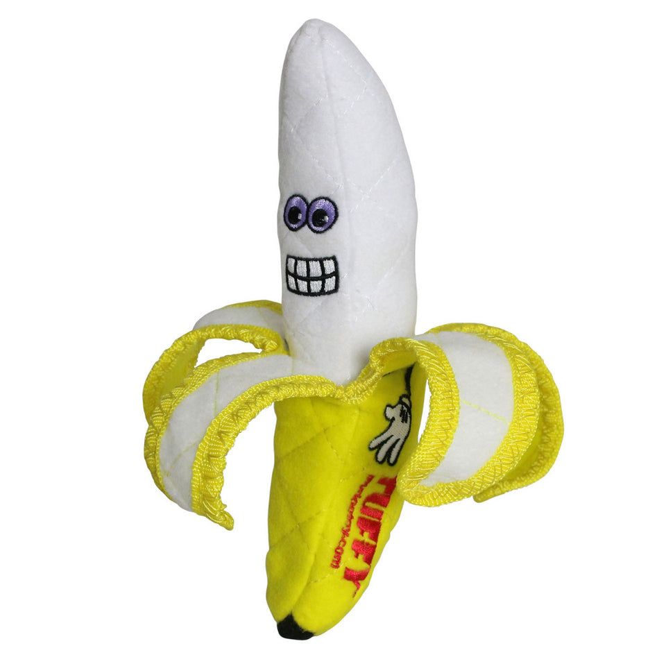 Tuffy Funny Food Banana Dog Toy