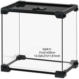 Reptizoo | Knock Down Mini Glass Reptile Habitats w/ Hinged Mesh Top