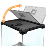 Reptizoo | Knock Down Mini Glass Reptile Habitats w/ Hinged Mesh Top
