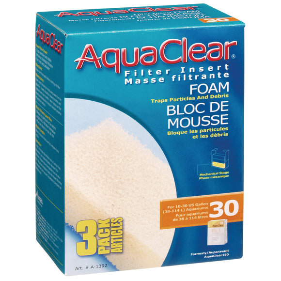 AquaClear 30 (150) Foam Filter Insert | 3/PK