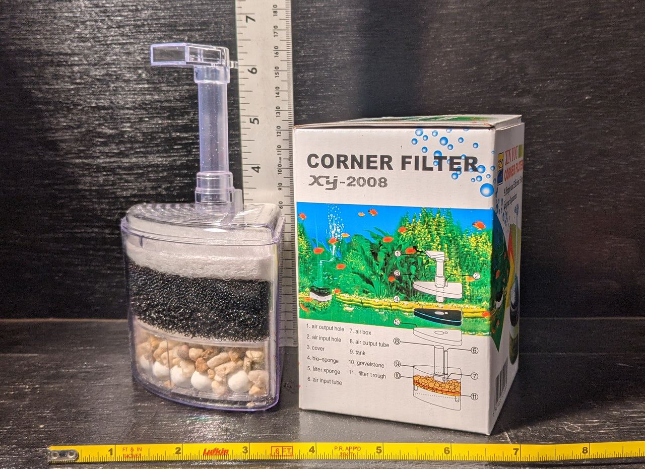 corner box filter fish tank Corner Aquarium Filter XY-2008