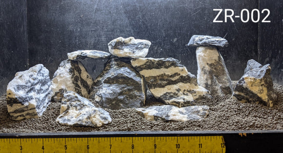 Zebra Stone | 10 lbs. Selected | #002