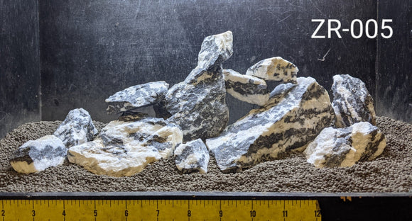 Zebra Stone | 10 lbs. Selected | #005