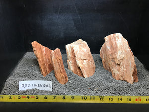 Red Line Stone | 10 lbs. Selected | #003